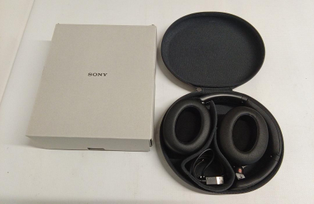 Casti SONY WH-XB910NB, Bluetooth, On-ear, Noise Cancelling, negru [2]