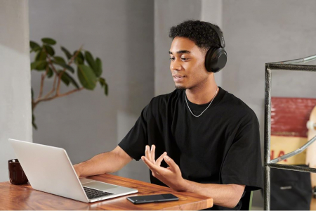 Casti SONY WH-XB910NB, Bluetooth, On-ear, Noise Cancelling, negru [7]