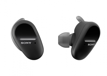 Casti sport in-Ear Sony WF-SP800NB, True Wireless, Bluetooth, Microfon, Autonomie 18 ore, Negru [4]