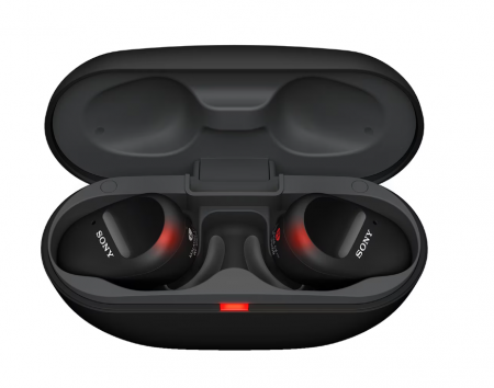 Casti sport in-Ear Sony WF-SP800NB, True Wireless, Bluetooth, Microfon, Autonomie 18 ore, Negru [7]