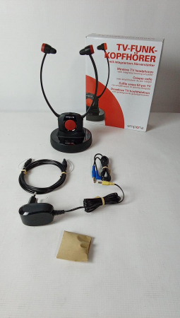 Căști wireless pentru TV Emporia Model 2022, cu stație de încărcare [1]