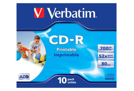 Birotica & Papetarie - CD-R Verbatim 10 bucati, 52x, 700MB