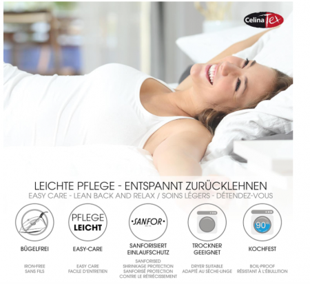 Cearceaf CelinaTex Lucina Bumbac, 200 x 200 - 200 x 220 cm, Antracit [3]