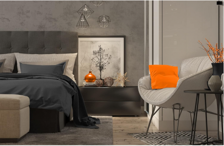 Cearșaf de pat fără elastic Npluseins, 100% bumbac, aprox. 240 x 275 cm, roz închis [7]