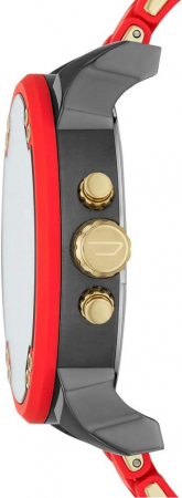 Ceas barbatesc cronograf Diesel Mr. Daddy 2.0 DZ7430, rosu/gri antracit [5]