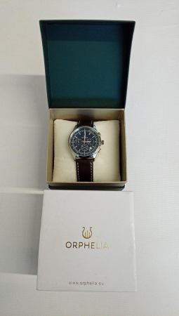 Ceas barbatesc Orphelia, curea din piele, cu quartz [1]