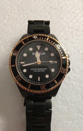 Ceas barbatesc Sector No Limits R3253161039, Analog, Negru [1]