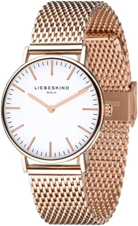 Ceas dama Liebeskind Berlin, roz, 34mm, otel inoxidabil, 5ATM, rose gold [5]