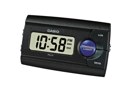 TOATE PRODUSELE - Ceas de birou Casio PQ-31-1EF, cu alarma, negru