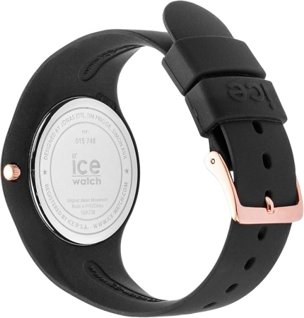 Ceas de damă Ice-Watch 015746 Sunset Black, curea din silicon, 34mm, negru [8]