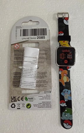 Ceas digital pentru copii Kids Licensing Pokemon POK4322, functie de calendar [1]