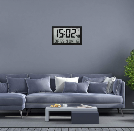 Ceas Digital TFA Dostmann XL, cu transmisie radio si indicator temperatură [4]