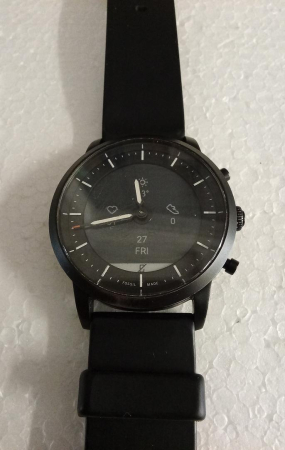 Ceas inteligent Fossil Hybrid HR Collider, negru [4]