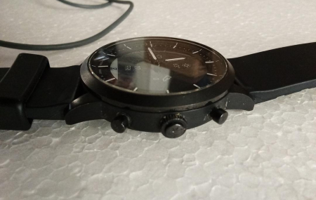 Ceas inteligent Fossil Hybrid HR Collider, negru [2]