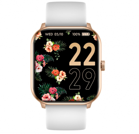 Ceasuri dama - Ceas inteligent ICE-WATCH pentru femei, curea din silicon, 1.85 inch, 021413