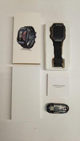 Ceas inteligent pentru bărbați, militar, 1,72 inch (43.6 mm), 5ATM, rezistent la apă [1]