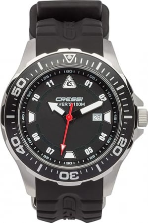 Ceasuri barbatesti - Ceas profesional pentru scufundari cu quartz unisex pentru adulți Cressi Manta 100 m/10 ATM
