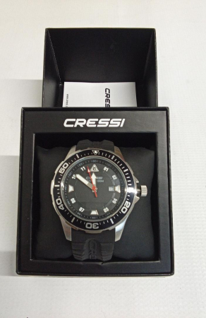 Ceas profesional pentru scufundari cu quartz unisex pentru adulți Cressi Manta 100 m/10 ATM [1]