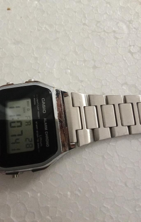 Ceas retro bărbătesc Casio Collection A158WEA, argintiu [1]