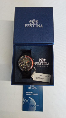 Ceas Sport barbatesc Festina F20518/3, cu cuart, cronograf, Negru [1]