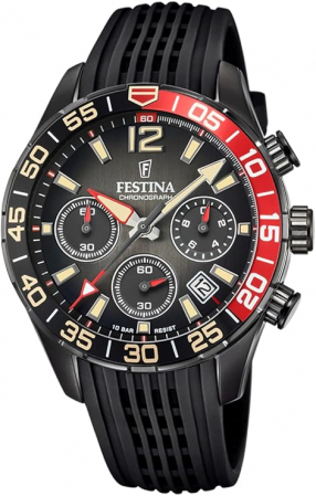 Ceasuri barbatesti - Ceas Sport barbatesc Festina F20518/3, cu cuart, cronograf, Negru