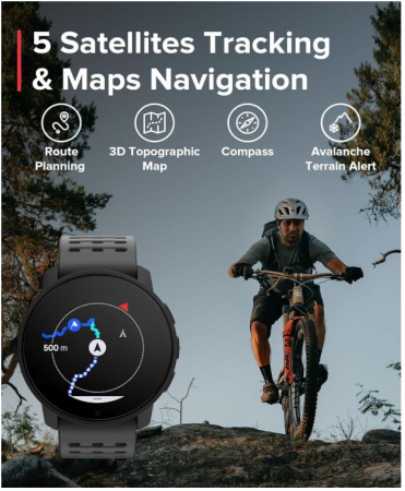 Ceas sport SUUNTO 9 Peak Pro, unisex, negru [5]