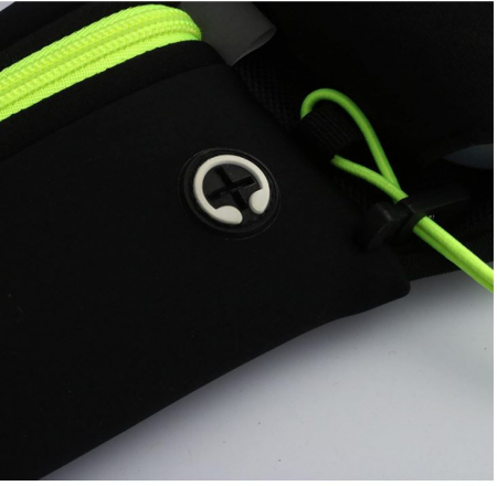 Centura pentru sticle de apla, 2 x 175 ml, stil sportiv, negru [3]