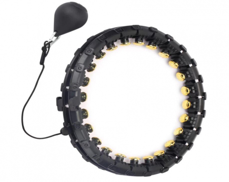 Accesorii Fitness - Cerc Hoola Hoop cu greutate TINRIEF Smart, 24 piese