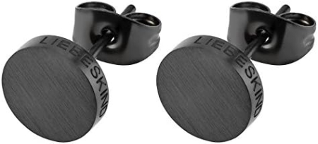 Cercei unisex Liebeskind Berlin LJ-0067-E-07, oțel inoxidabil mat, negru [3]