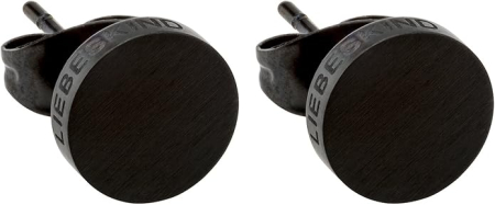 TOATE PRODUSELE - Cercei unisex Liebeskind Berlin LJ-0067-E-07, oțel inoxidabil mat, negru