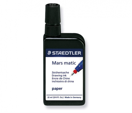 Cerneala de desen Mars Matic Staedtler, 22ml, Negru [0]