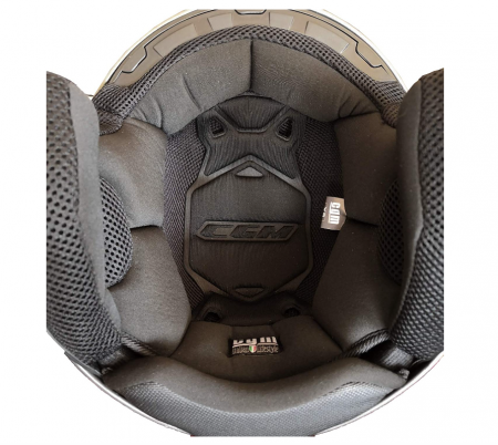 CGM Florence Mono Cască Demi-Jet pentru bărbați, albastru, M (57-58 cm) [7]