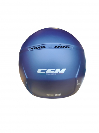 CGM Florence Mono Cască Demi-Jet pentru bărbați, albastru, M (57-58 cm) [4]