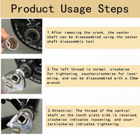 Cheie cu lant demontare pinion BOBISHE, 29.5 cm [5]