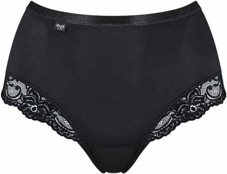 Chilot clasic cu talie înaltă Sloggi Romance Maxi, negru, 44 [2]