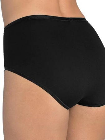 Chilot clasic cu talie înaltă Sloggi Romance Maxi, negru, 44 [1]