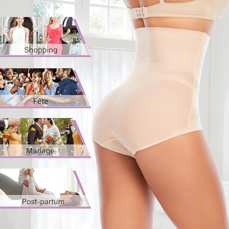 Chilot modelator YARRCO pentru abdomen plat, cu talie inalta, XXL 46-48 [4]