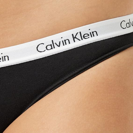 Chiloti Calvin Klein pentru damă, set de 3 bikini, Marimea M, negru [5]