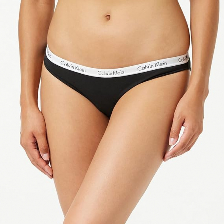 Chiloti Calvin Klein pentru damă, set de 3 bikini, Marimea M, negru [3]