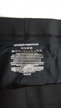 Chiloti din bumbac Amazon Essentials pentru bărbați, pachet de 7, negru, Marimea XL [2]