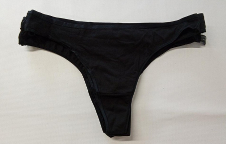 Chiloti pentru damă Iris & Lilly , pachet de 6, Negru, Marimea XXL [1]