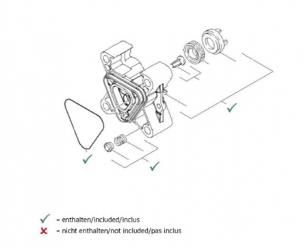 Cap pompa pentru aparat de spalat cu presiune, KARCHER 9.002-456.0, K4, K5 [1]