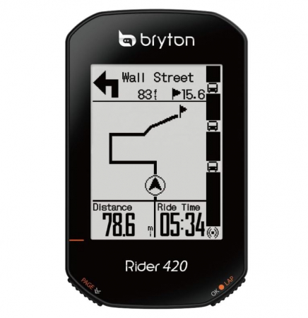 Ciclocomputer Bryton 420E Rider, unisex adulți, negru [0]