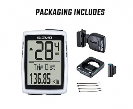 Ciclocomputer SIGMA SPORT BC 12.0 WL, alb [3]