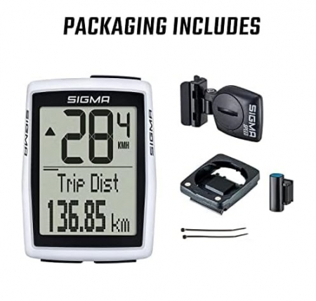 Ciclocomputer SIGMA SPORT BC 12.0 WL, alb [4]