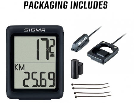 Ciclocomputer SIGMA SPORT BC 5.0 WR, negru [4]