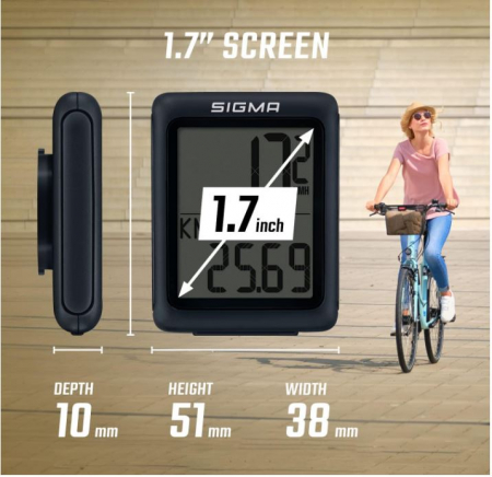 Ciclocomputer SIGMA SPORT BC 5.0 WR, negru [6]