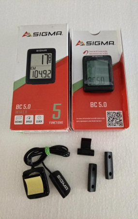 Ciclocomputer SIGMA SPORT BC 5.0 WR, negru [1]