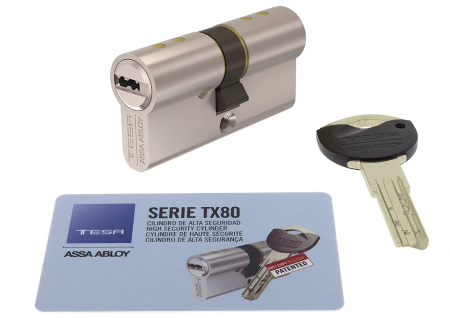 Cilindru usa Tesa Assa Abloy, de înaltă securitate, brevetat TX80, TX853050N [8]