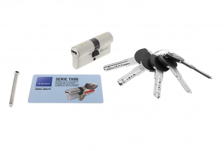 Cilindru usa Tesa Assa Abloy, de înaltă securitate, brevetat TX80, TX853050N [0]